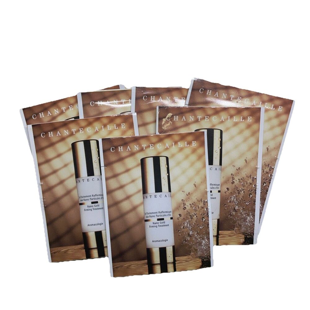 Chantecaille Nano Gold Firming Treatment .10 Oz 3ml Each Sample Travel Size X7